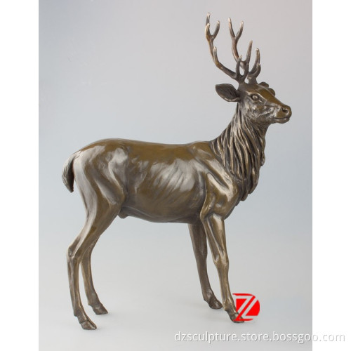 deer wild bronze animal sculpture for sale